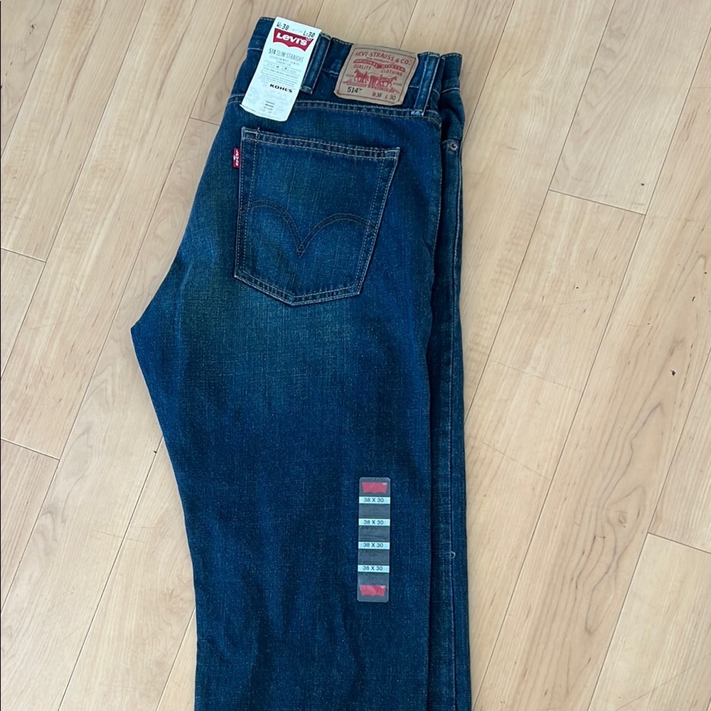 514 Levi's Slim Straight 38x30 - Picture 8 of 11